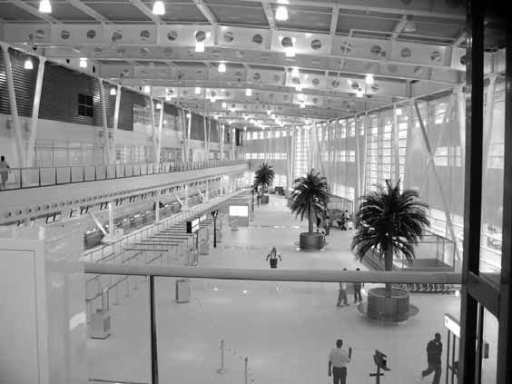 New PJIA airport terminal departure hall